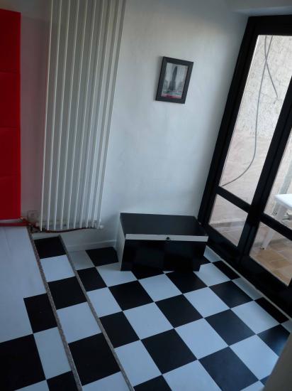 L'accés à la terrasse par la porte fenetre 3 battants